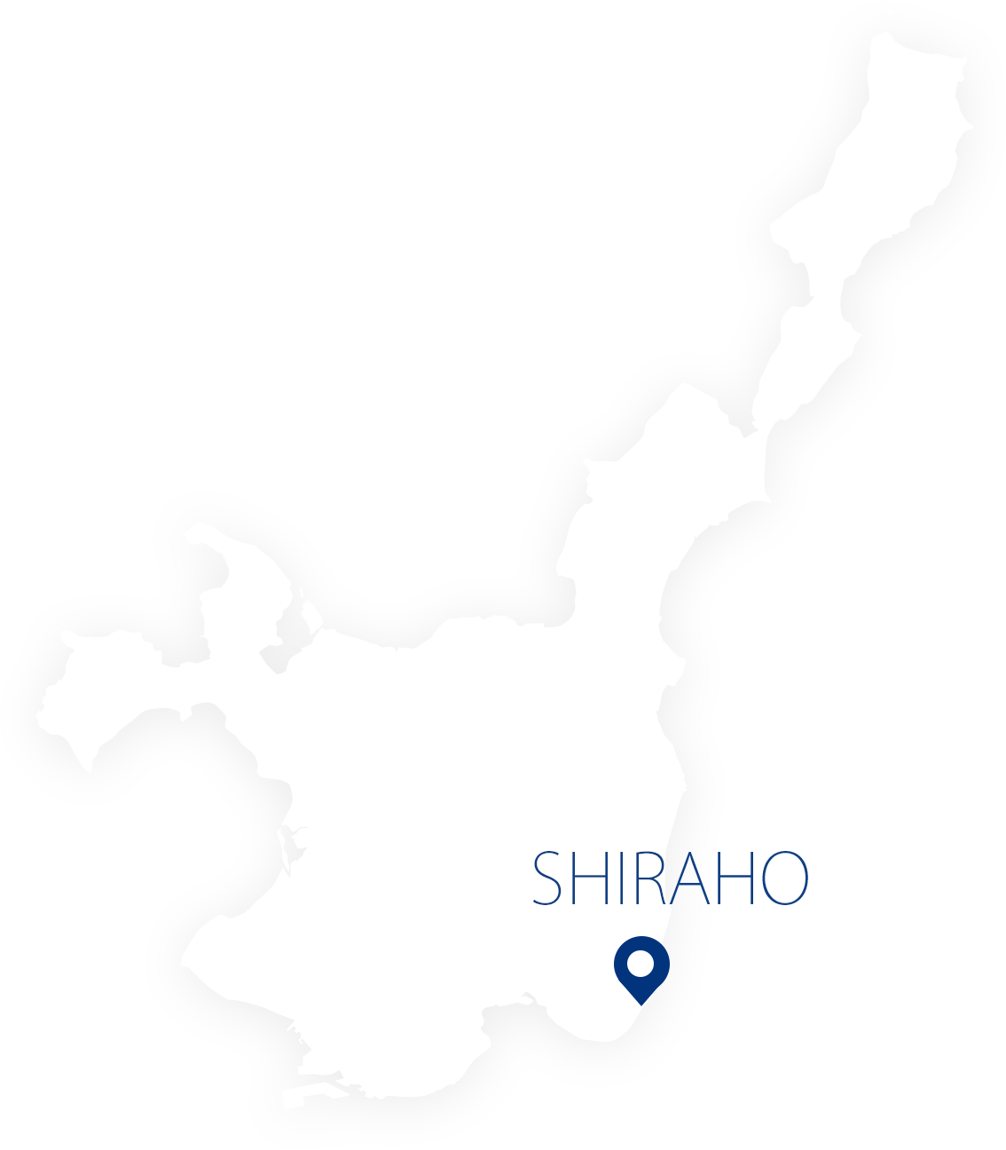 地図 SHIRAHO